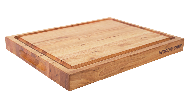Extra Large Wood Cutting Board 18x12x1.5 Butcher Block With Juice